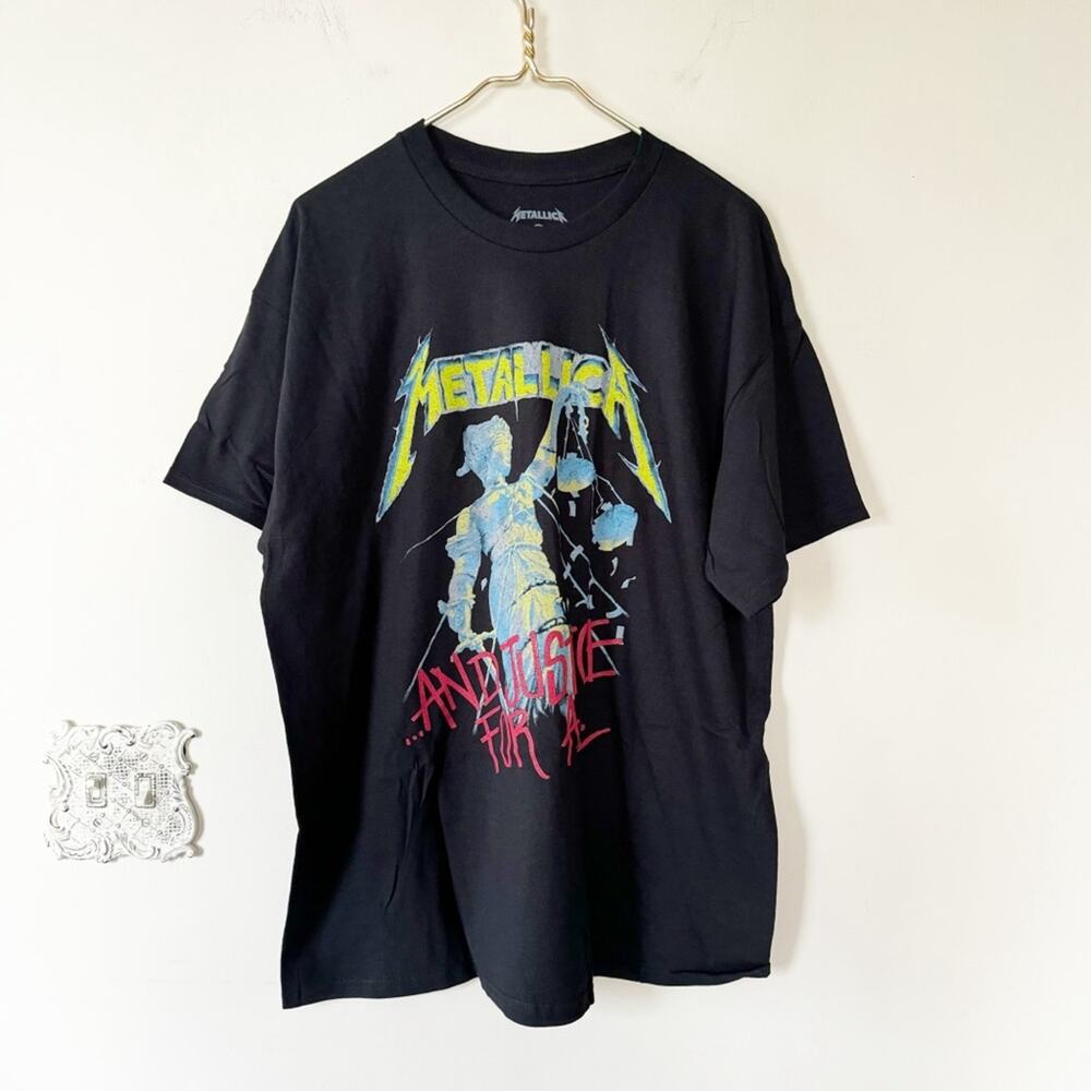 NEW Metallica And Justice For All Graphic Band Tee T Shirt M
